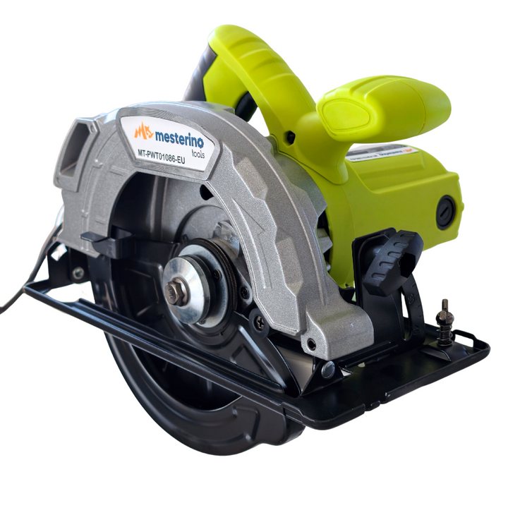 Fierastrau circular electric de mana MESTERINO TOOLS MT-PWT01086-EU, 5600 RPM, 1300 W, disc 185 mm