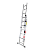 Scara combinata din aluminiu 3X6 trepte MESTERINO TOOLS MTJL207-3X6, 3.4 metri, greutate maxima suportata 150 kg