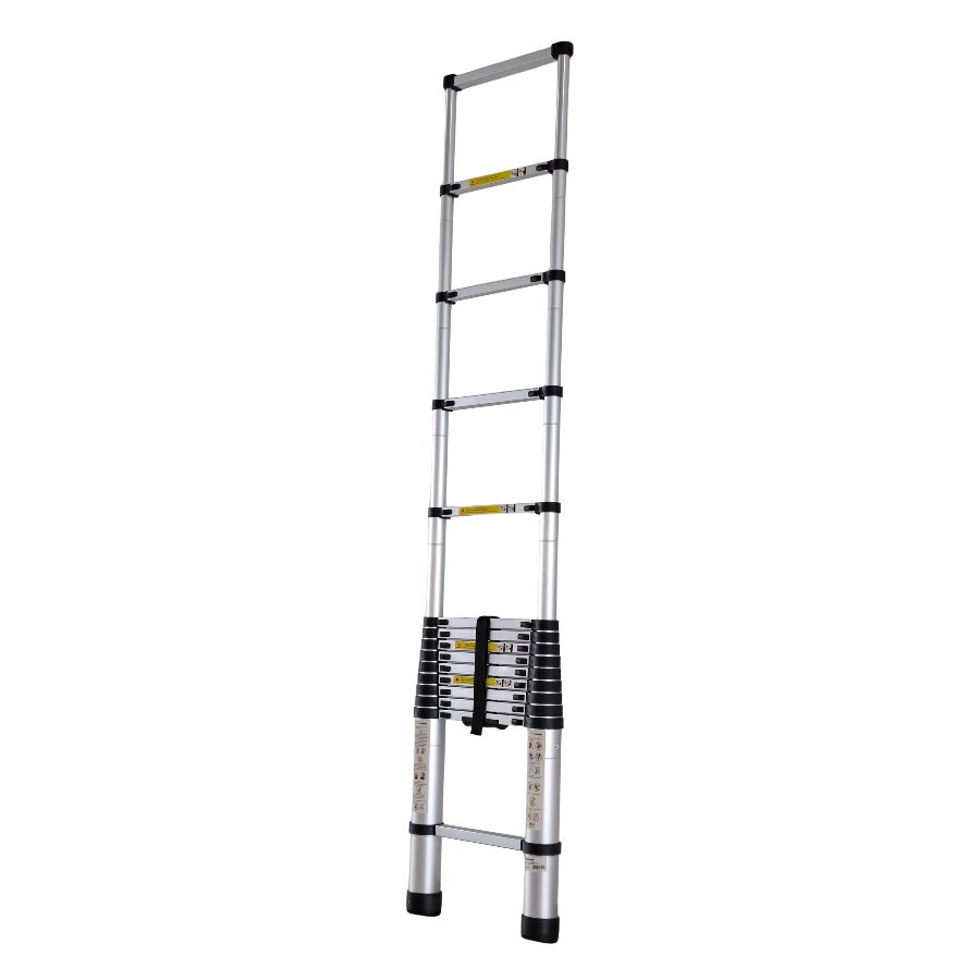 Scara telescopica din aluminiu MESTERINO TOOLS MTJL-101-4.4, 4.4 metri, 15 trepte, greutate maxima suportata 150 kg