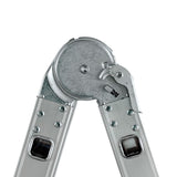 Scara multifunctionala din aluminiu cu balama MESTERINO TOOLS MTJL201-4X5, 4X5 trepte, 5.8 metri, greutate maxima suportata 150 kg