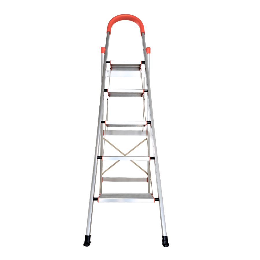 Scara pliabila din aluminiu tip D MESTERINO TOOLS MTJL-301-5T, 5 trepte, 1.67 metri, greutate maxima suportata 150 kg
