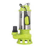 Pompa submersibila pentru apa curata/murdara cu tocator MESTERINO TOOLS MT-V1500B-F, corp INOX, 1500 W, 20 m3/h, adancime maxima 5 m, cablu 10 m