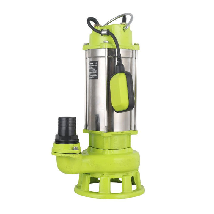 Pompa submersibila pentru apa curata/murdara cu tocator MESTERINO TOOLS MT-V1500B-F, corp INOX, 1500 W, 20 m3/h, adancime maxima 5 m, cablu 10 m