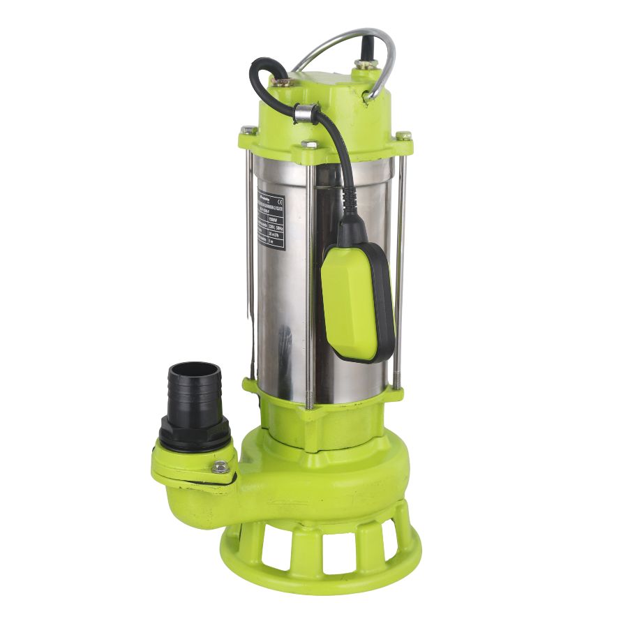 Pompa submersibila pentru apa curata/murdara cu tocator MESTERINO TOOLS MT-V1500B-F, corp INOX, 1500 W, 20 m3/h, adancime maxima 5 m, cablu 10 m