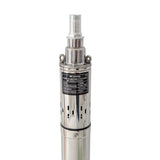 Pompa submersibila cu surub MESTERINO TOOLS MT-3QGD1.8-50-0.55, 550 W, debit maxim 1.8 m3/h, adancime maxima 50 m, cablu 15 m
