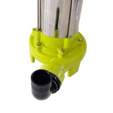 Pompa submersibila pentru apa curata/murdara cu tocator si plutitor MESTERINO TOOLS MT-V1800DF, corp INOX, 1800 W, 26 m3/h, adancime maxima 5 m, cablu 10 m