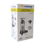 Pompa submersibila pentru apa curata/murdara cu tocator si plutitor MESTERINO TOOLS MT-V1800DF, corp INOX, 1800 W, 26 m3/h, adancime maxima 5 m, cablu 10 m