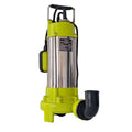 Pompa submersibila pentru apa curata/murdara cu tocator si plutitor MESTERINO TOOLS MT-V1300DF, corp INOX, 1300 W, 18 m3/h, adancime maxima 5 m, cablu 10 m