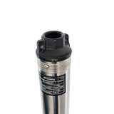 Pompa submersibila pentru apa curata cu 7 turbine si corp INOX MESTERINO TOOLS MT-3SDM137-1.1, 1100 W, 3 m3/h, adancime maxima 80 m, cablu 15 m