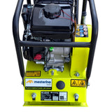 Placa compactoare cu kit roti MESTERINO TOOLS MT-29340, motor LONCIN 79 cc pe benzina, putere 2.8 CP, dimensiuni placa 400 x 320 mm, 5900 vpm, forta centrifuga 8200 N, greutate de operare 50 kg