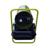 Tun de caldura pe motorina MESTERINO MTRY-100, putere 100 KW, ventilator 340 W, volum de aer 1300 m3/h, capacitate rezervor combustibil 46 litri