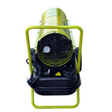 Tun de caldura pe motorina MESTERINO MTRY-50, putere 50 KW, ventilator 230 W, volum aer 720 m3/h, capacitate rezervor combustibil 19 litri