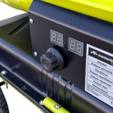 Tun de caldura pe motorina MESTERINO MTRY-50, putere 50 KW, ventilator 230 W, volum aer 720 m3/h, capacitate rezervor combustibil 19 litri