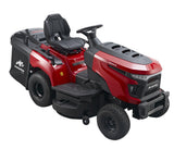 Tractoras pentru tuns gazon/iarba MESTERINO TOOLS MTBJXRM38R-D452, motor LONCIN 452 cmc, putere 12.5 cai, latime de taiere 965 mm, 7 nivele taiere, sac colector 250 litri