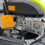 Masina autopropulsata pentru tuns iarba/gazon MESTERINO MTBJXPM46N-169, motor 4T 169 cmc, 4 CP, latime taiere 46 cm, 8 nivele de taiere, sac colector 60 litri, evacuare laterala si mulcire