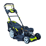 Masina autopropulsata pentru tuns iarba/gazon MESTERINO MTBJXPM51N-224, motor 4T LONCIN 224 cmc, 6.1 CP, latime taiere 51 cm, 8 nivele de taiere, sac colector 60 litri, evacuare laterala si mulcire