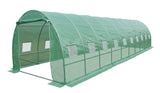 Sera din polietilena pentru gradina MESTERINO MTGH-103, dimensiuni 10x3x2 m, 135 g/m2, structura tevi din otel galvanizat