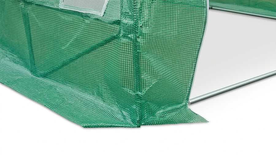 Sera din polietilena pentru gradina MESTERINO MTGH-103, dimensiuni 10x3x2 m, 135 g/m2, structura tevi din otel galvanizat