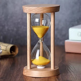 Clepsida din Lemn 5 Minute Sticla Uimitoare Productivitate Meditatie Decor - detaliu produs