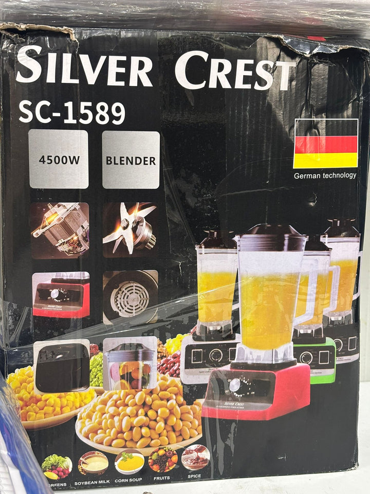 RESIGILAT — Blender Profesional de bucatarie 2 in 1, 2.5L, motor din cupru, 15 viteze, 4500W · Acceptabil #001