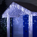 Instalatie LED Perdea Turturi 8x0.6m 200 LED-uri Fir Negru multicolor