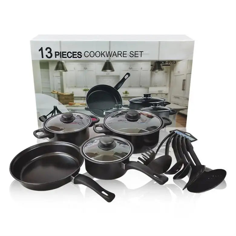 Set oale si ustensile bucatarie pentru gatit, 13 piese