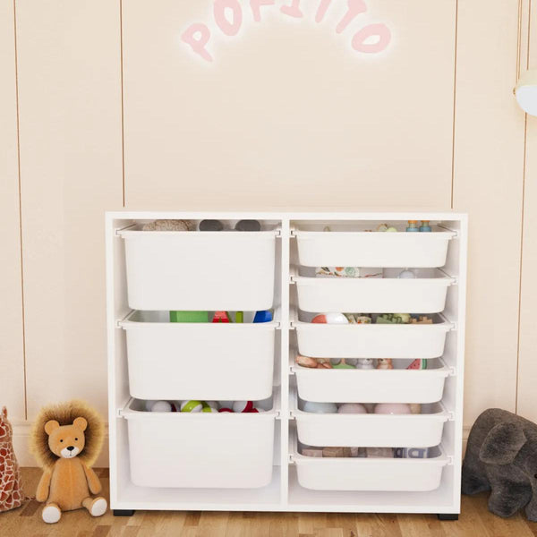 Dulap multifuncțional cu 9 coșuri, 3 nivele,  88,7 x 30 x 85,5 cm
