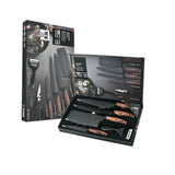 Set Cutite Bucatarie Inox 6 Piese 4 Cutite Otel Inoxidabil Foarfeca Ceramica - detaliu produs