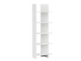 Raft Biblioteca Asimetric 5 Polite MDF Negru Decorativ Perete - detaliu produs