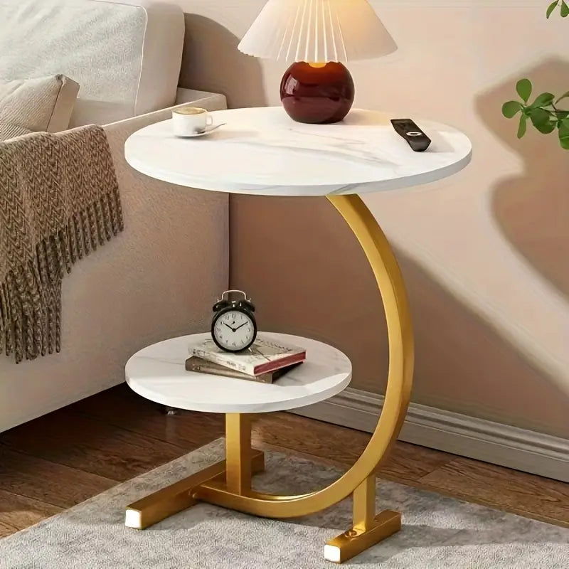 RESIGILAT - Masuta de cafea pentru living, design nordic, elegant, 62x40cm