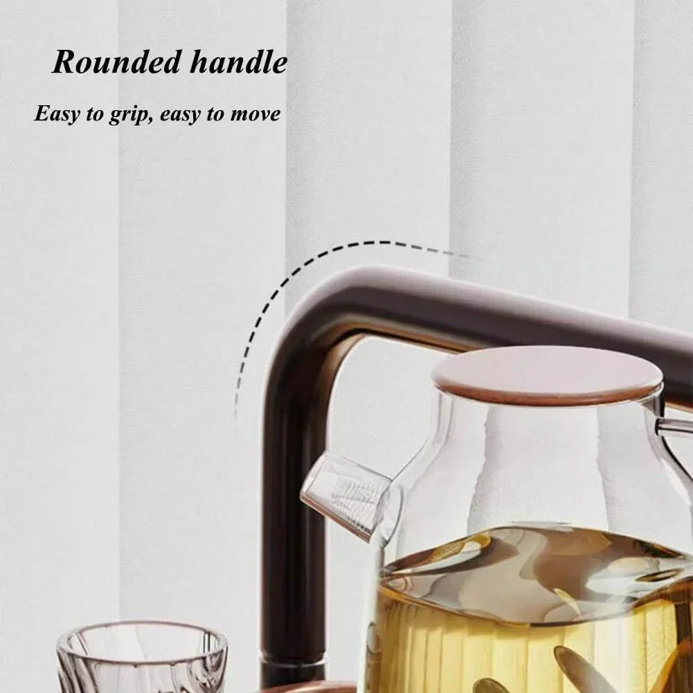 RESIGILAT - Masa rotunda de cafea pentru living, design nordic 40 x 40 x 65cm