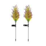 Set 2 x Copac Solar Model Tuia 70 Ramuri 80cm cu LED Multicolor Panou Solar - detaliu produs