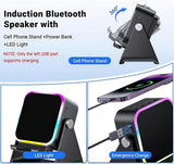 Boxa Bluetooth Portabila Wireless Sunet Stereo Bass Puternic - detaliu produs