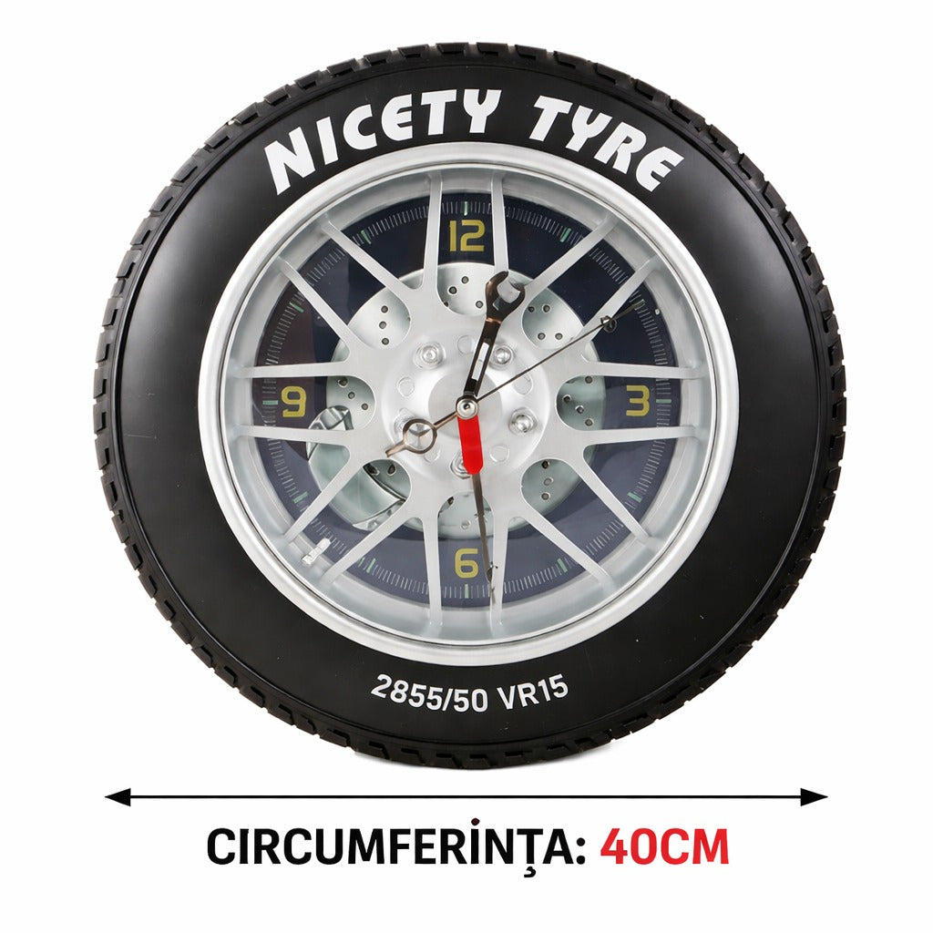 Ceas de perete Anvelopa Tyre Model Clock 2855/50VR15 40 cm