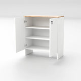 Comoda Depozitare Mobilier Alb Dulap Multiplu Organizare Casa - detaliu produs