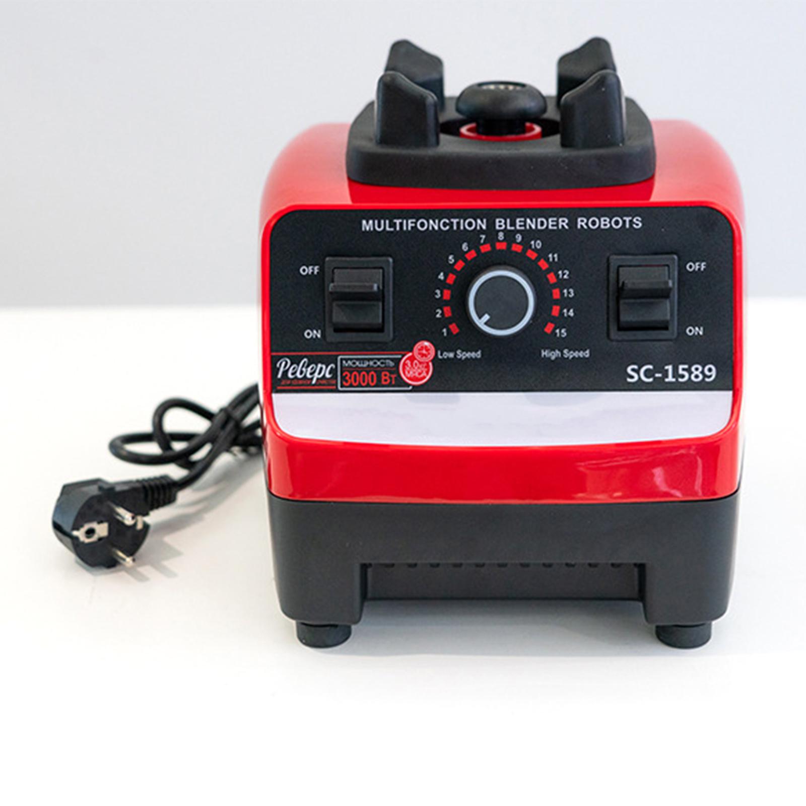 RESIGILAT - Blender Profesional de bucatarie 2 in 1, 2.5L, motor din cupru, 15 viteze, 4500W