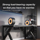 Birou gaming, structură metalică, design modern, 160 × 60 × 72 cm - detaliu produs