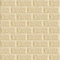 Tapet 3D caramida crem in relief auto-adeziv pentru interior, 70 x 77 cm