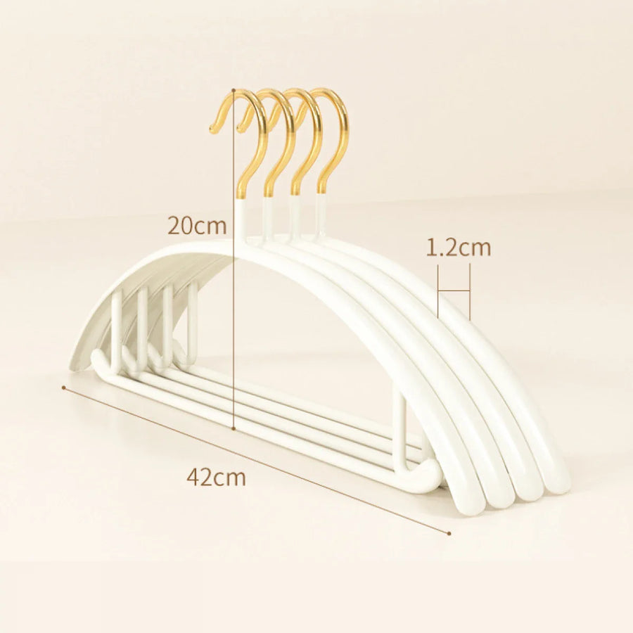 Set 10 umerase metalice cu strat antialunecare, design premium