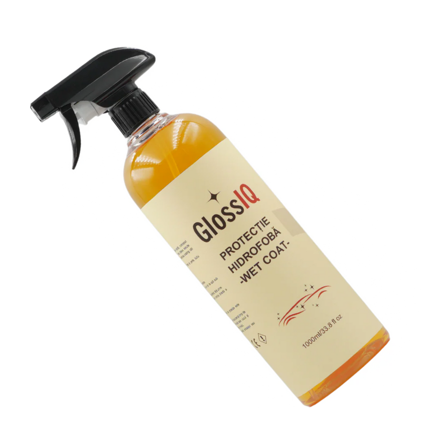 Wet Coat IQ11 Protectie Hidrofoba 1000ml Luciu Intens Aplicare pe Suprafata Umeda - detaliu produs