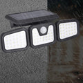 Lampa solara cu 3 capete – 74 LED-uri, 60W, incarcare solara, 3 moduri de iluminare