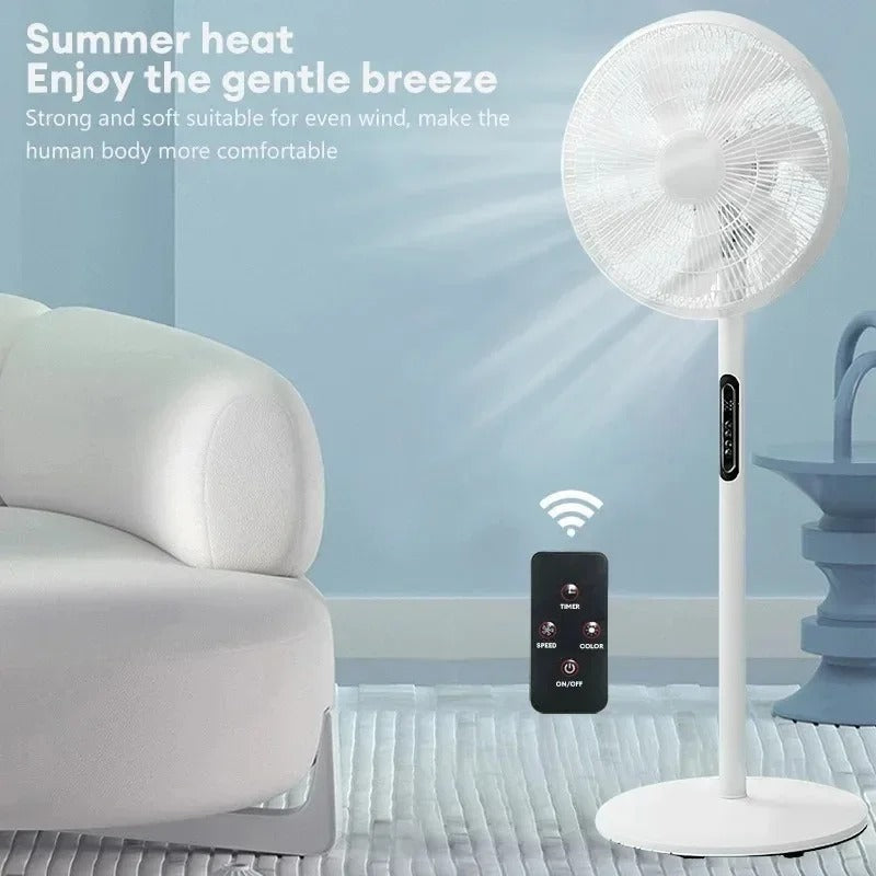RESIGILAT - Ventilator digital cu telecomanda si timmer 1120 mm, oscilatie 90°, afisaj LED, 16 inch