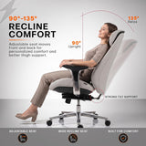 Scaun Gaming Ergonomic cu Spatar Inalt si Suport Lombar Ajustabil - detaliu produs