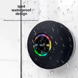 Boxa Portabila Mini Rezistenta Apa Bass Puternic cu Microfon Incorporat si Lumini LED - imagine principala