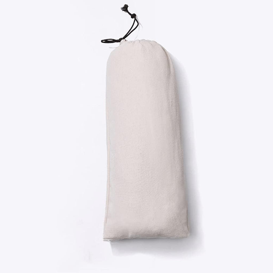 Hamac crem 200x150 cm pentru 1 persoana – cu carlige, franghii si sac de transport