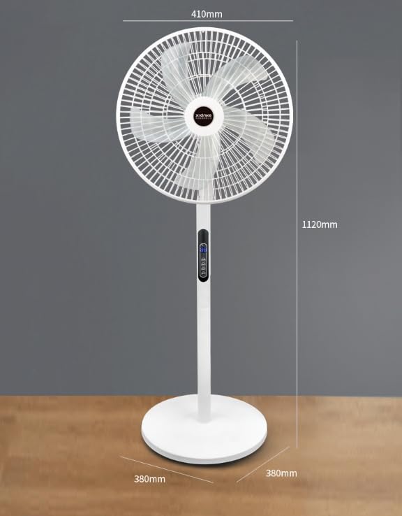 RESIGILAT - Ventilator digital cu telecomanda si timmer 1120 mm, oscilatie 90°, afisaj LED, 16 inch