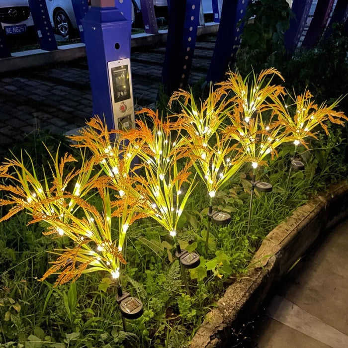 Set 2 Lampi Solare Decorative Spice de Grau 60cm IP66 LED Senzor Lumina - detaliu produs