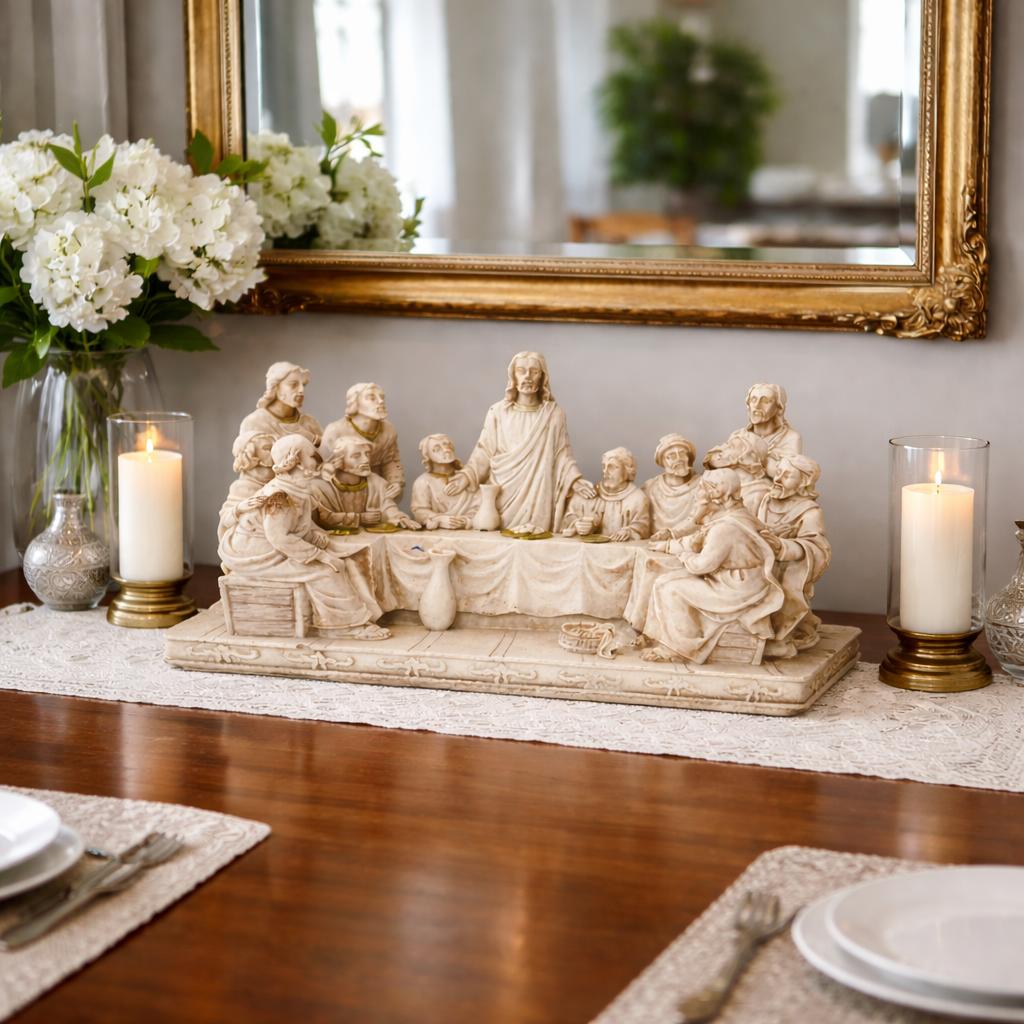 Statueta decorativa Cina cea de Taina, rasina, 20 x12 cm