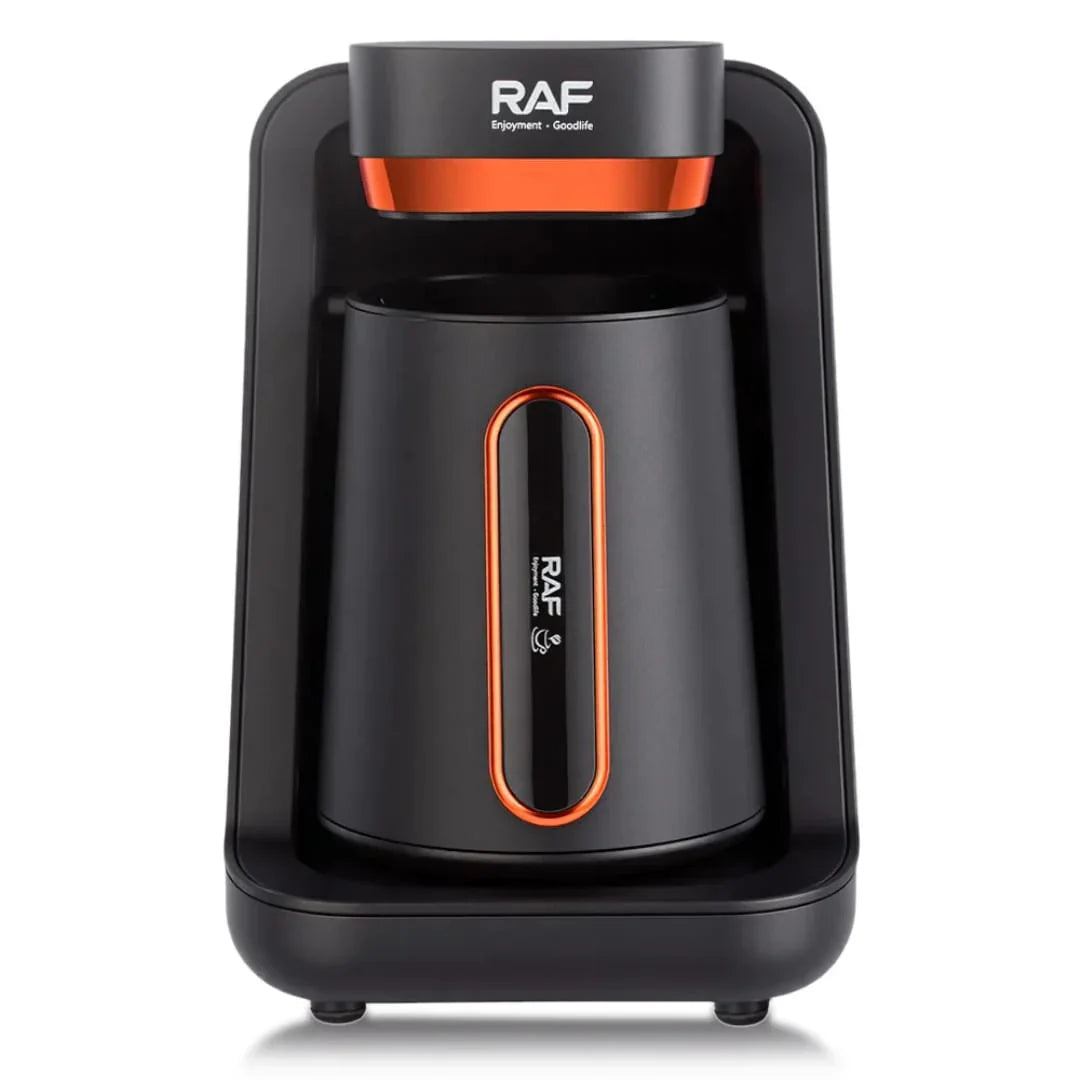 Mașină de cafea grecească RAF 147H, 600W cu Capacitate 300ml Negru