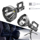 Lanterna LED W590 cu Proiector si Trepied Inclus Baterie Externa 1000W USB Reincarcabila - detaliu produs